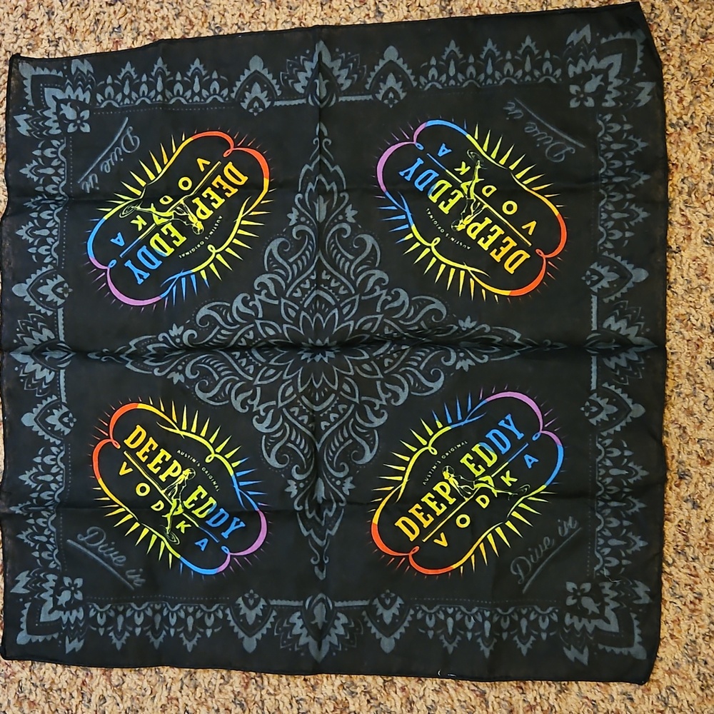 Deep Eddy Vodka Bandana Rainbow Color Dive In